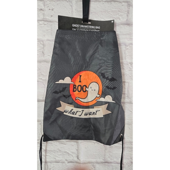 Other - Ghost Drawstring Bag with Halloween Design